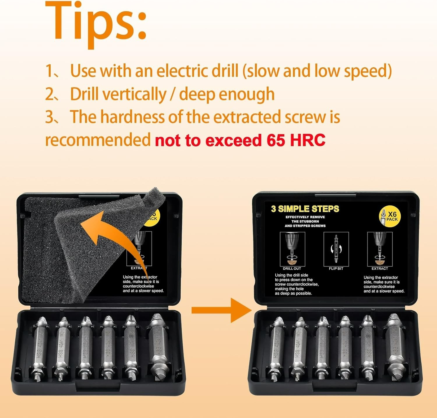 Fathers Day Dad Gifts for Dad from Daughter Son – Screw Extractor Set – Tools…