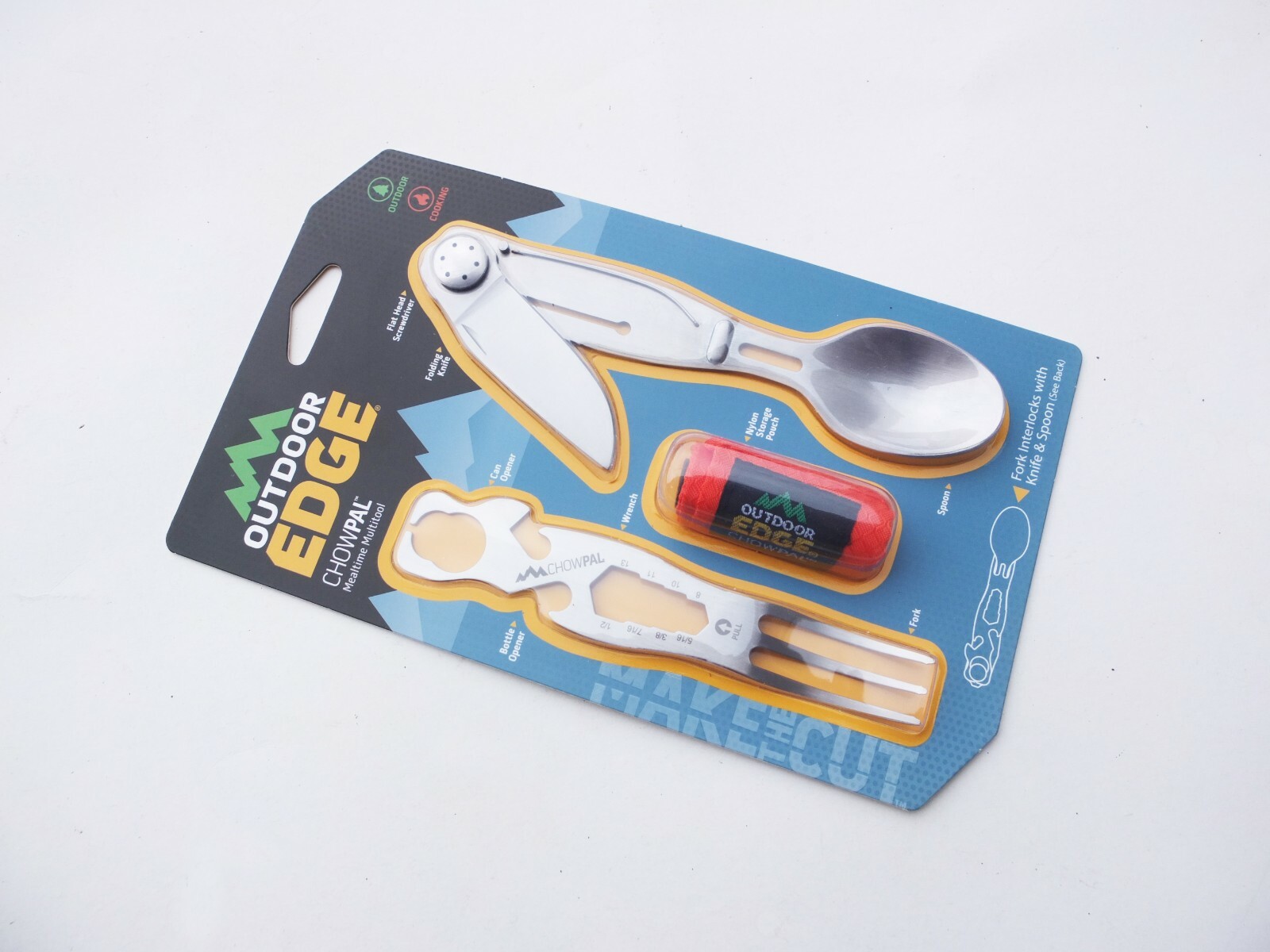 Outdoor Edge CHOWPAL Outdoor Mealtime Multi Tools 420J2 Stainless Steel