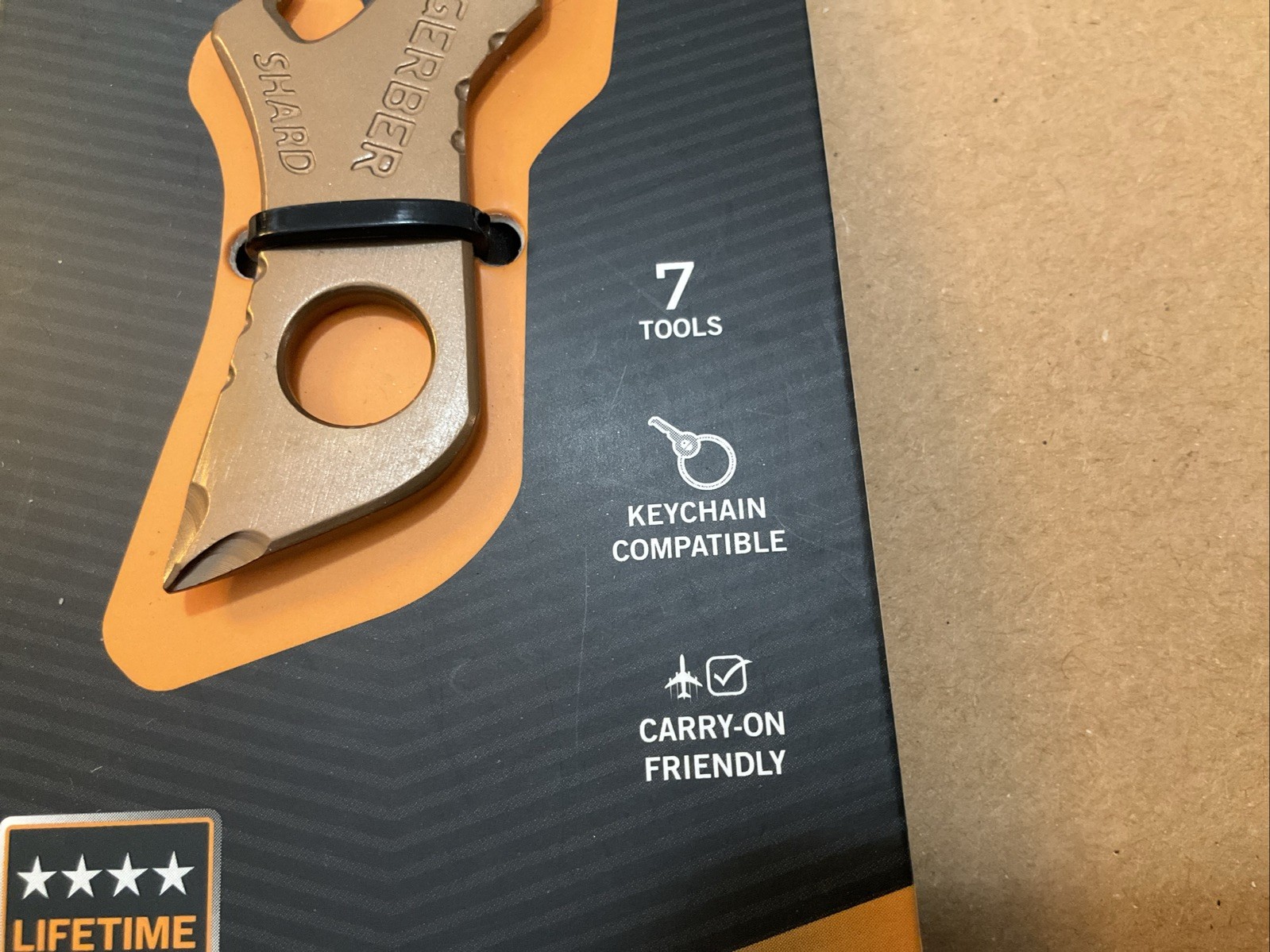 Gerber Shard Mini Multi-Tool Keychain 7 Tool Functions RARE OLIVE GREEN COLOR