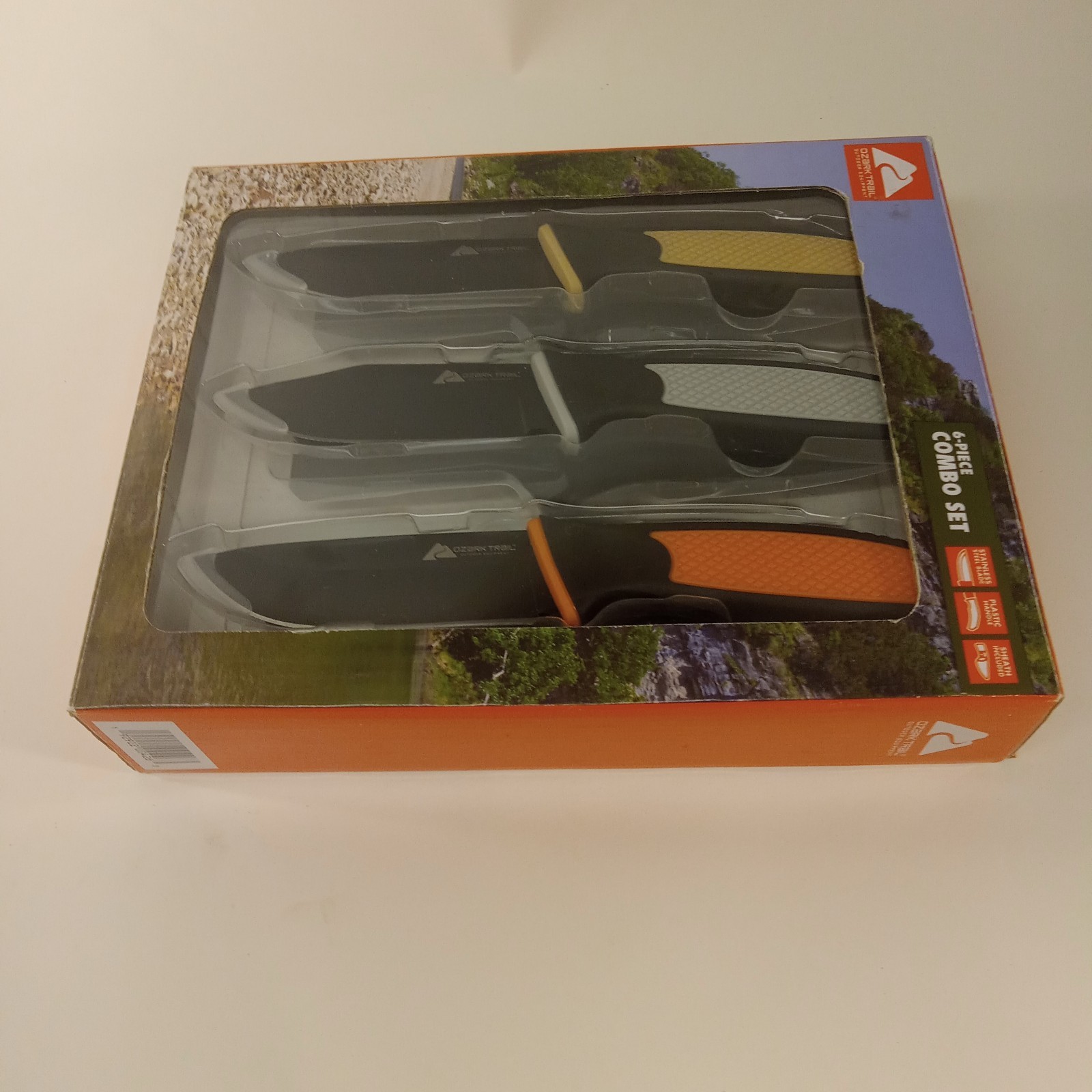 Ozark Trail – Outdoor Equipment 3 Piece Combo Knife Set with Sheaths