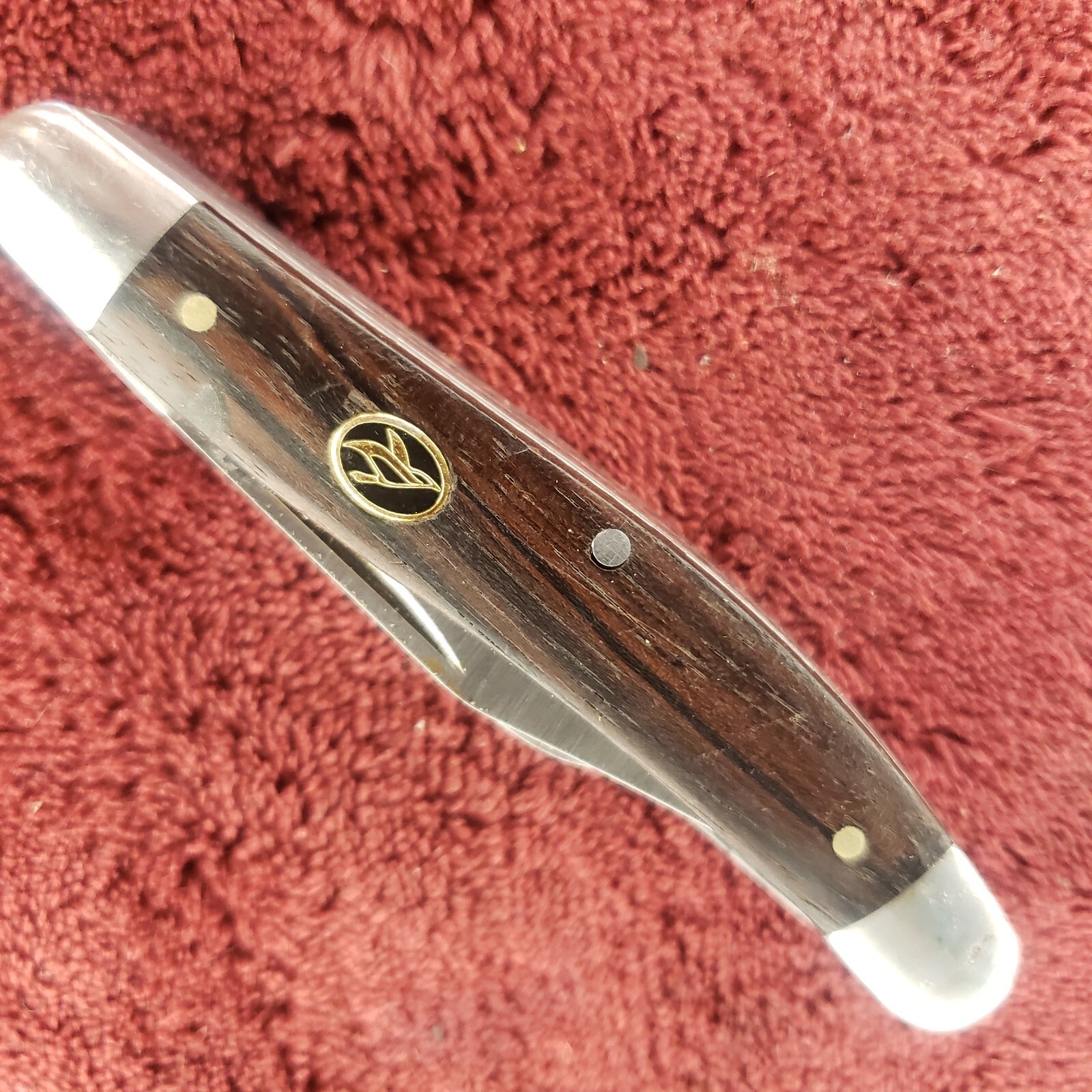 REDHEAD Folding Knife 3 Blade Wood Handle 3-1/4”Closed 22048W