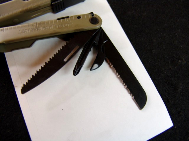 LEATHERMAN REBAR-COYOTE TAN-MULTI TOOL & MICRA-EXCELLENT-BOTH W/ POUCHES-LOT- 2