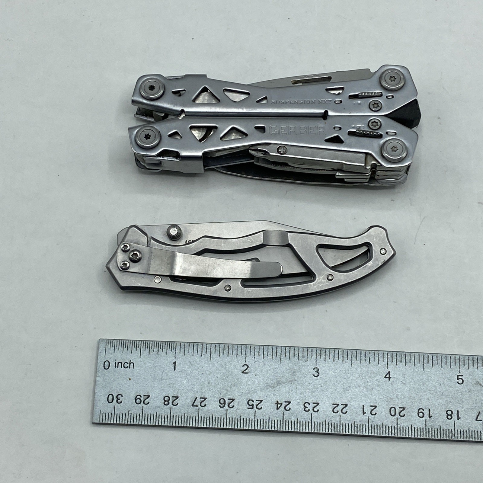 Gerber Suspension NXT & Paraframe I Knife Combo – Silver
