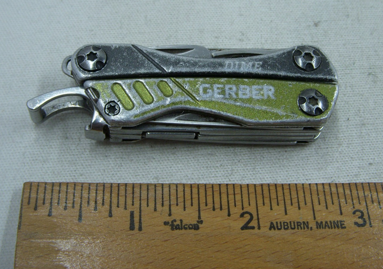 Gerber Dime 4660119D1 Green 11 Function Multi Tool