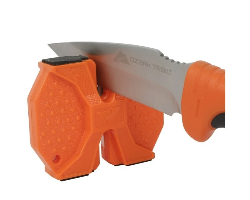 Ozark Trail 7-Piece Camping Tool Set with Hammer, Axe, Flashlight, and Knives,