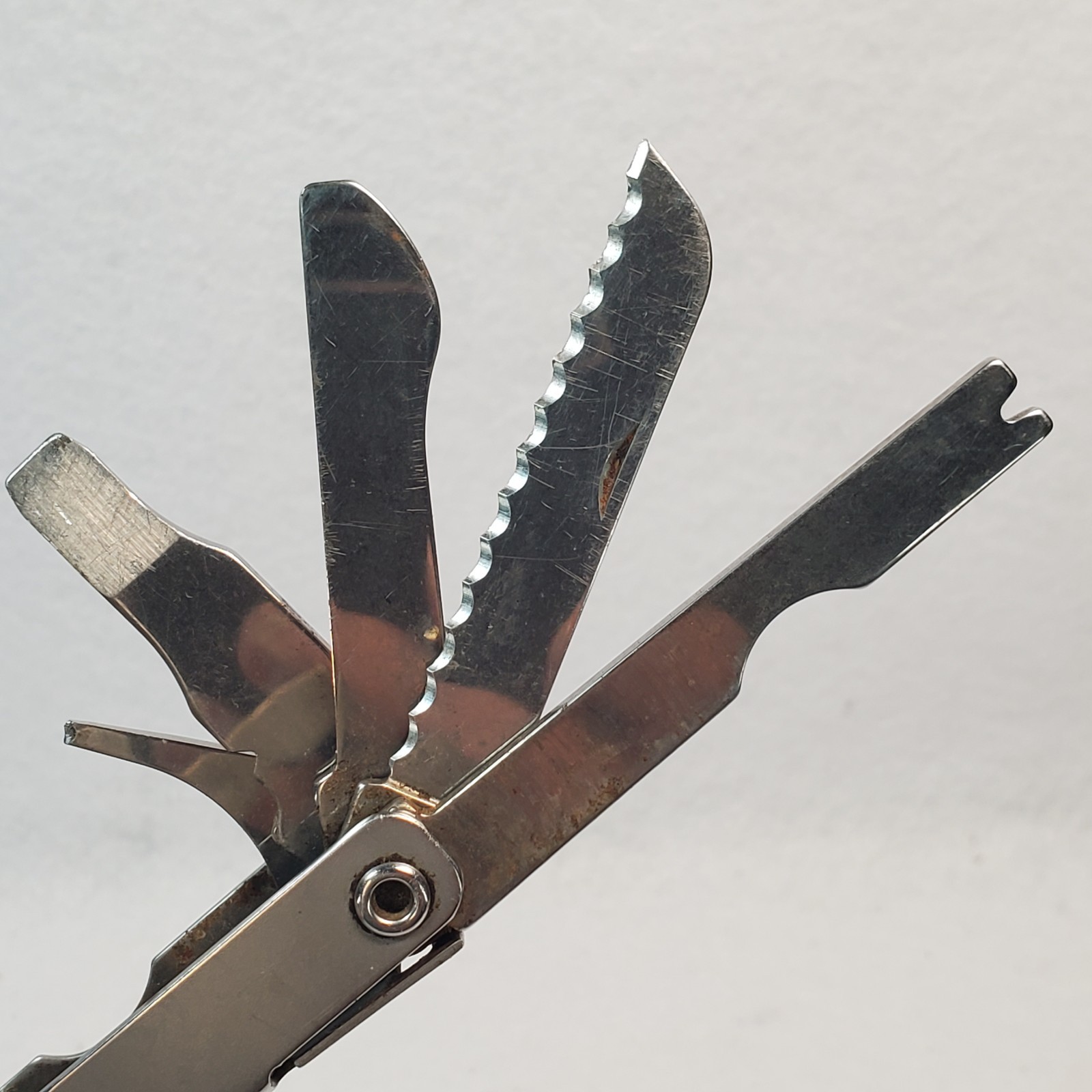 Vintage Schrade USA Tough-Tool ST1 Multi-Tool, Pliers Knife W/ Leather Sheath