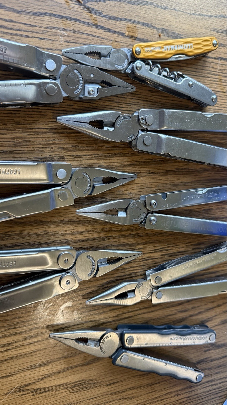 leatherman multi tool, Super tool,bond,curl, Juice, Rebar. Pocket Knife Lot.