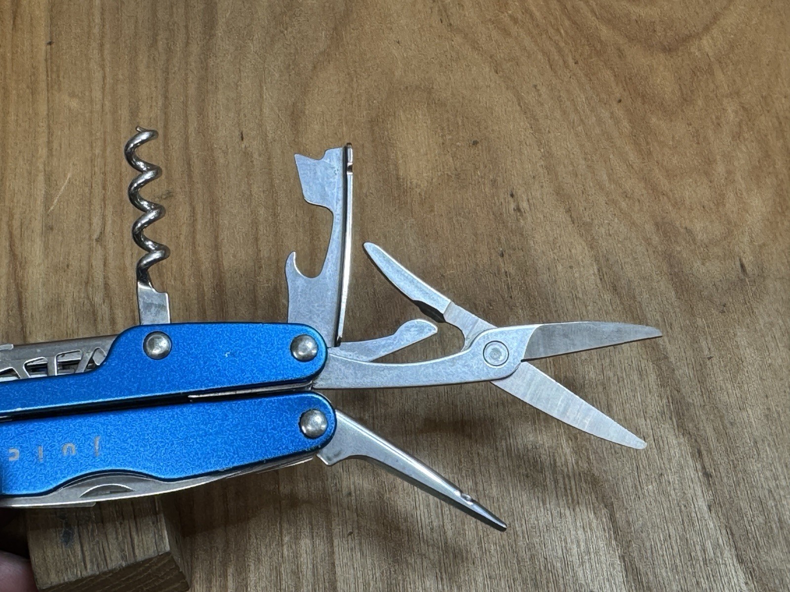 LEATHERMAN JUICE CS4 COLUMBIA BLUE W/Sheath Multi Tool Retired USA EXCELLENT!