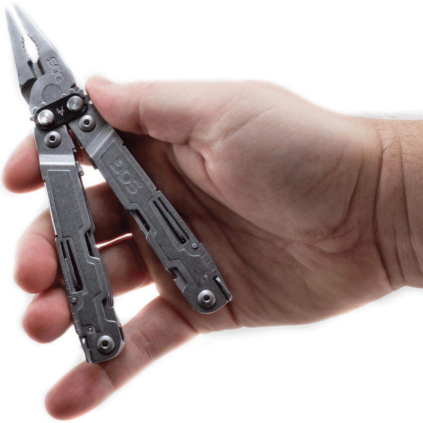 SOG PowerAccess Multi-Tool Knife Plyers Ruler Screwdriver Wire Cutter PA1001CP