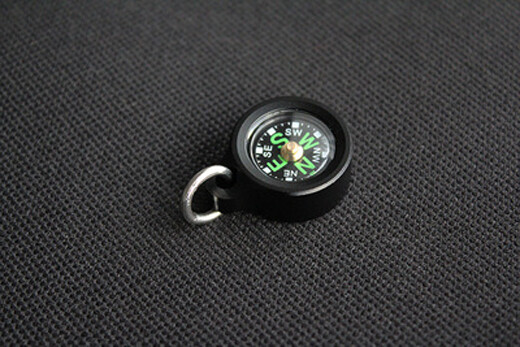 EDC 1 PC Mini Aluminum Alloy Polycarbonate Compass Camping Compass Pendant