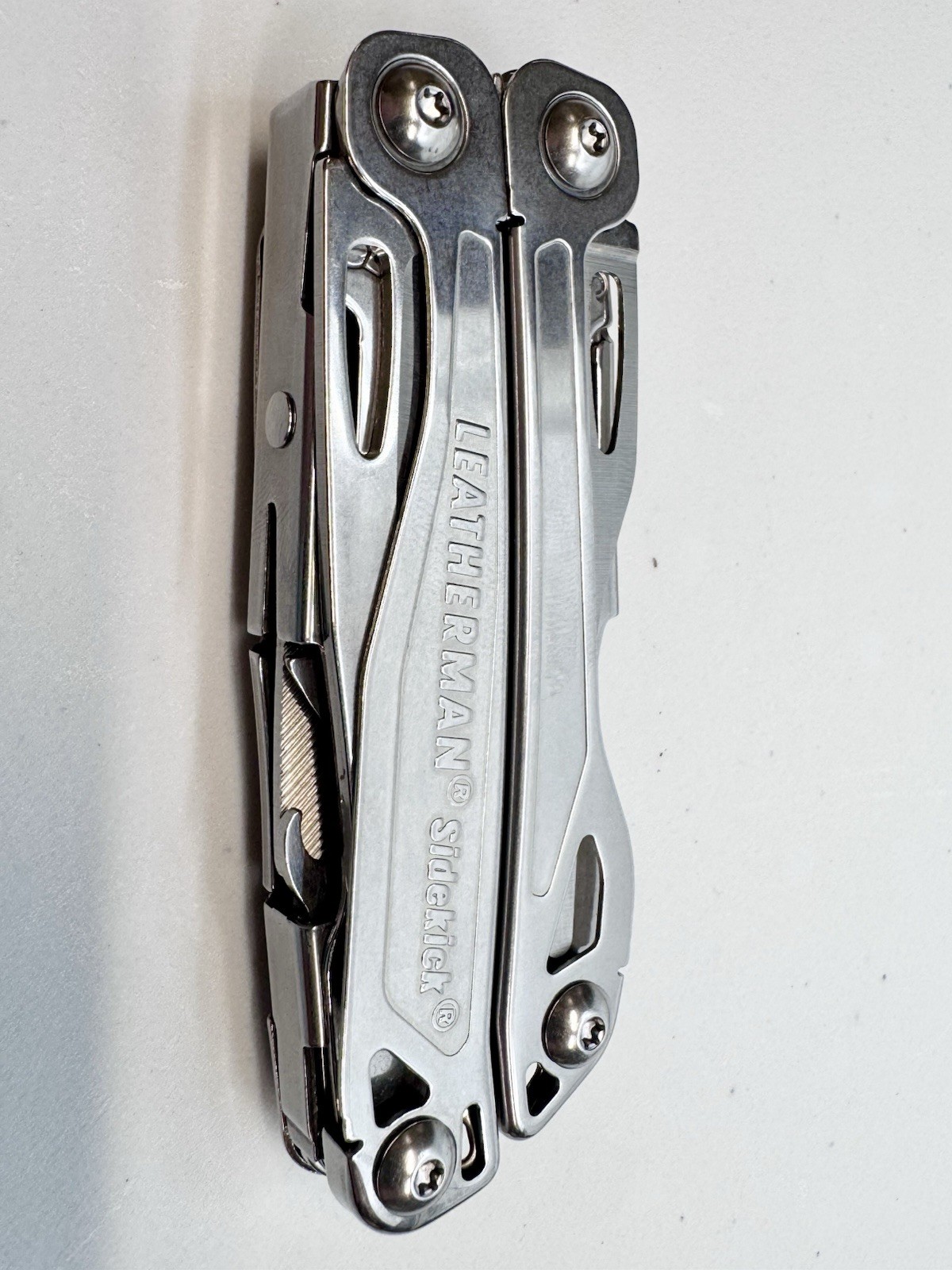New LEATHERMAN, Sidekick Pocket Size Multitool with Spring-Action Pliers & Saw