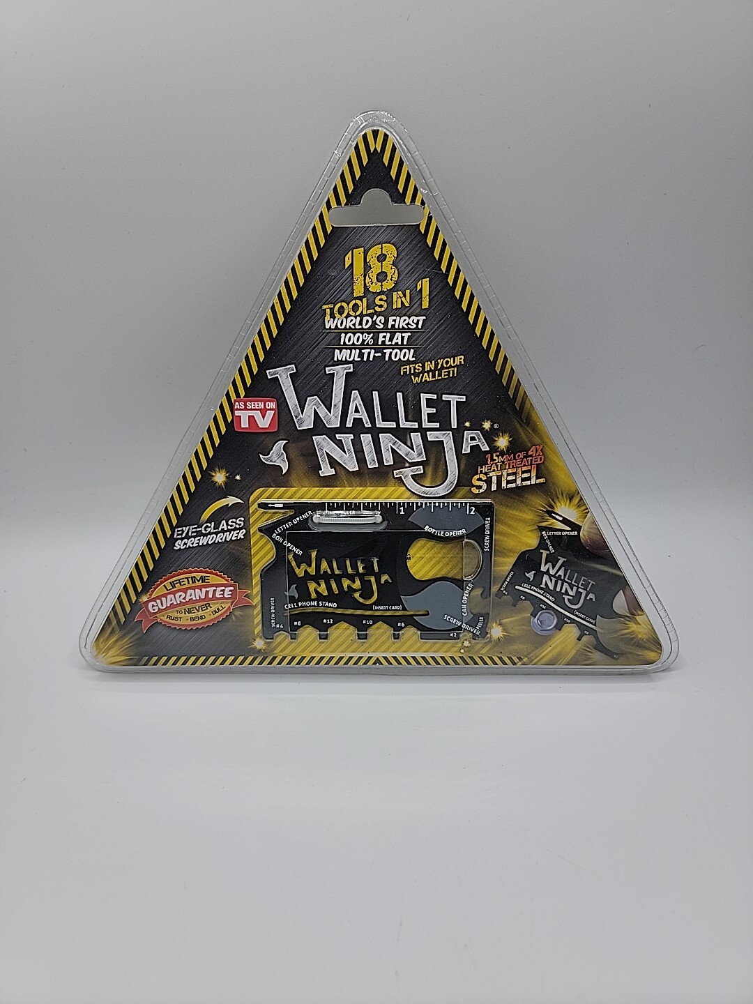 WALLET NINJA 18 Tools in 1 Flat Multi Tool, AS SEEN ON TV Fits in Your Wallet