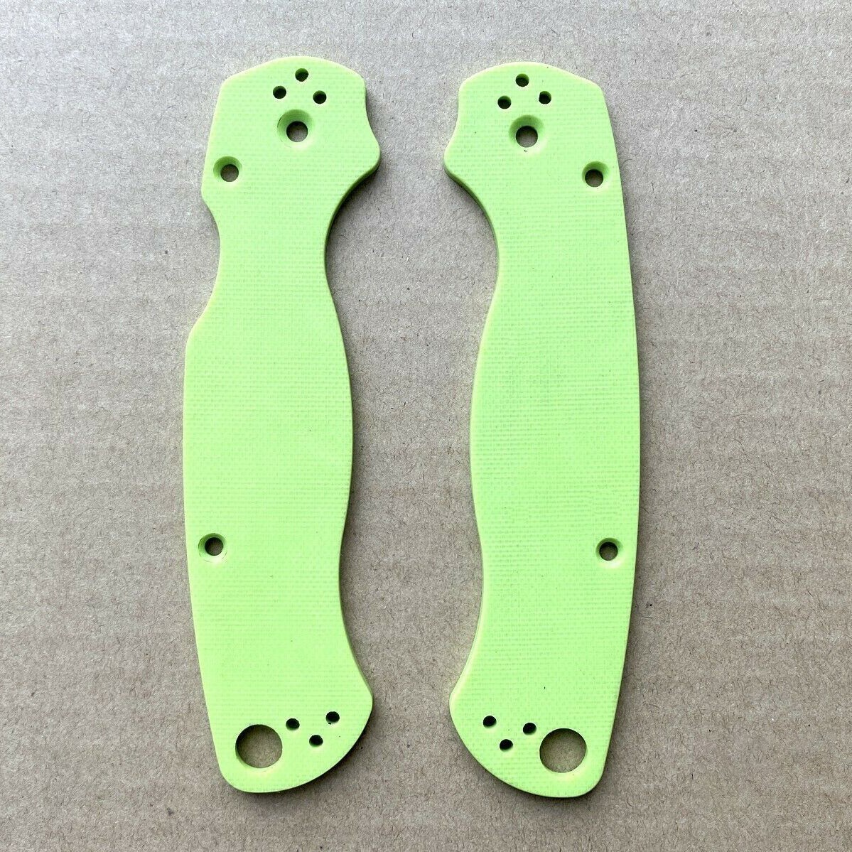 G10 Replacement Scales – Lime Green For Spyderco Paramilitary 2