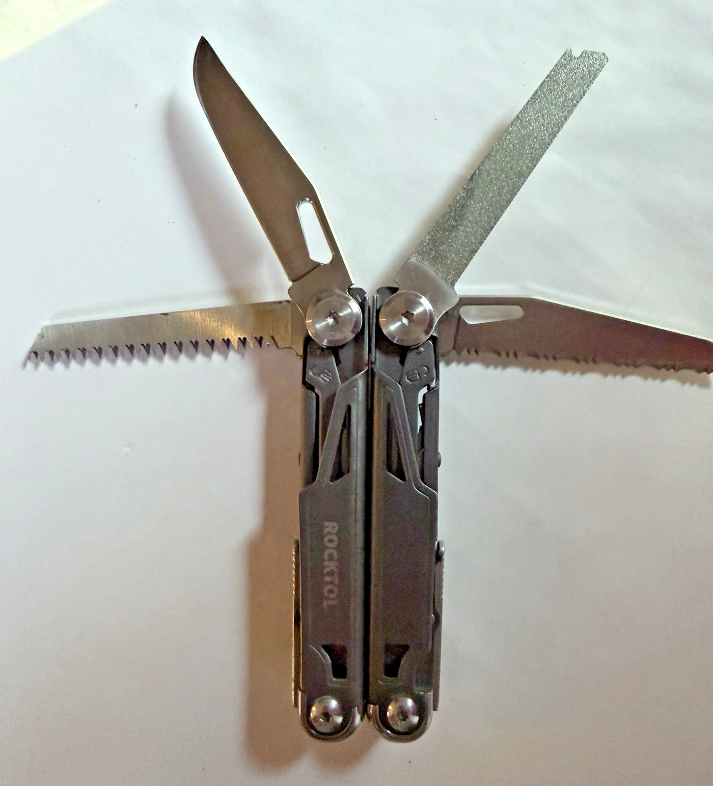 ROCKTOL Multitool 17-in-1 Multi-Tool Pliers, Screwdriver, Scissors, Pocket Knife