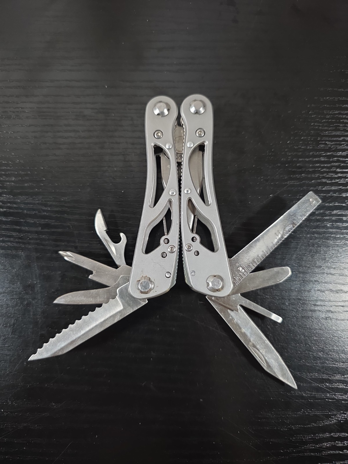 Winchester Stainless Steel Multi-Tool Folding Pliers Knife File Camping EDC Used