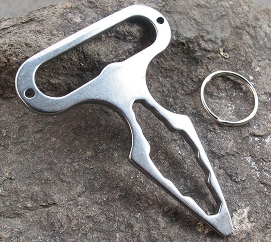 EDC Multifunctional Inner Corner Wrench Self-Defense Spike Nail Screwdriver