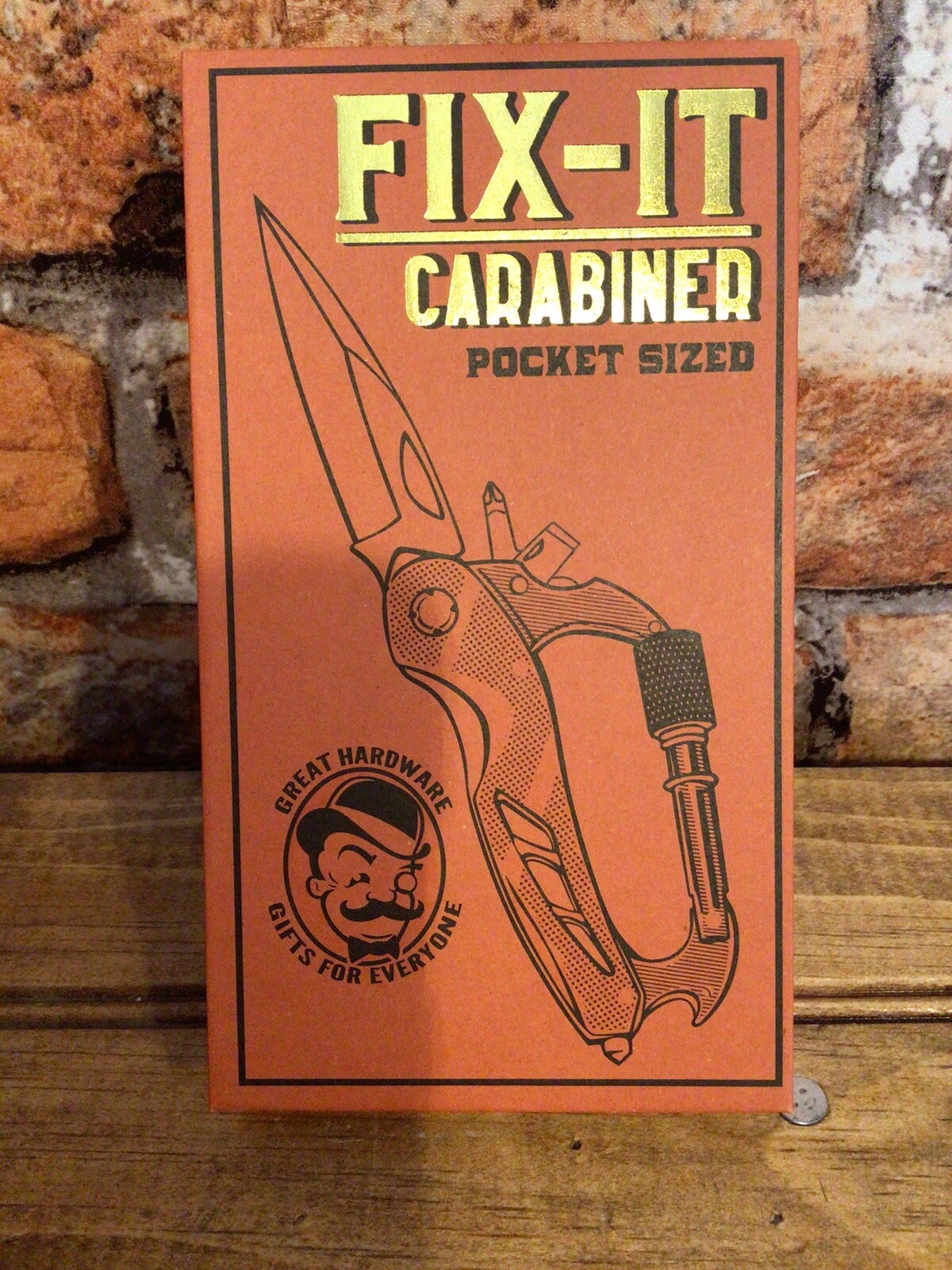 “Fix-it” Brand Carabiner Multi-tool Great for Campers, Hikers, DIY’s Great Gift