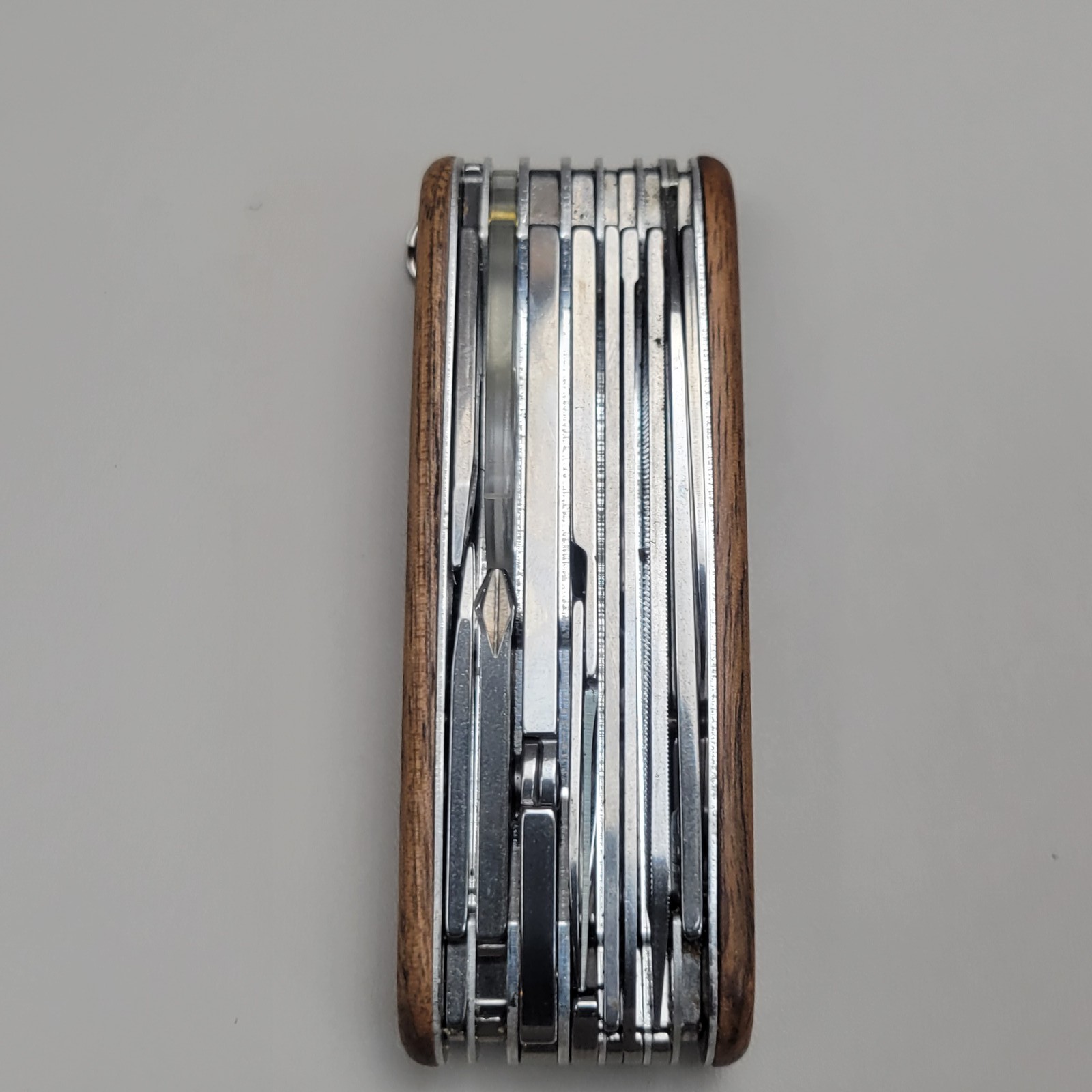 Victorinox SwissChamp Walnut Wood Swiss Army Multi-Tool Pocket Knife