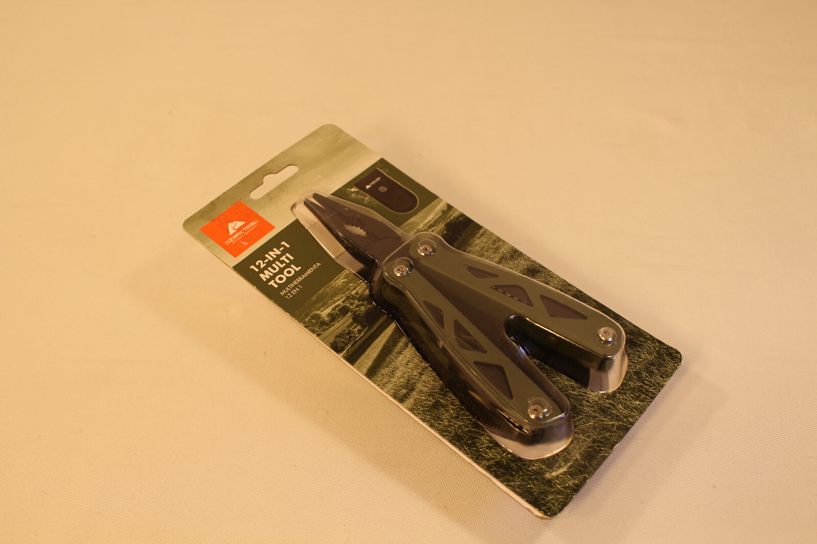Camping Hiking Tool Ozark Trail 12 In 1 Multi tool knife Sheath Holster – Green