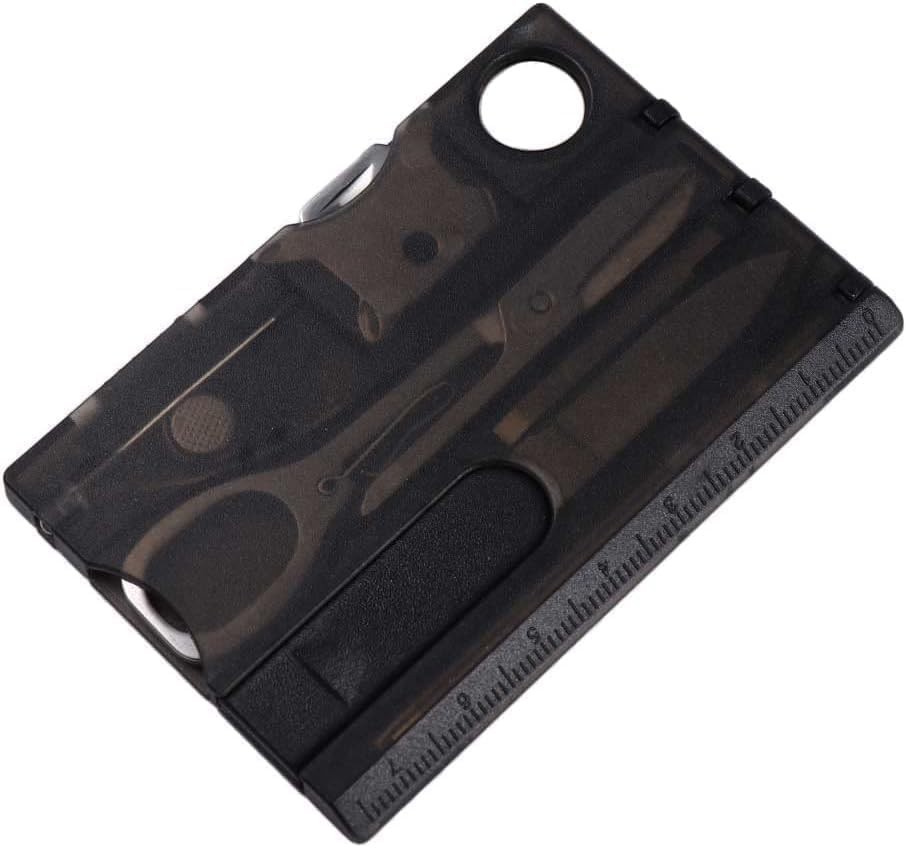 12-in-1 EDC Multitool Survival Tool with Knife Scissors Screwdriver Pocket Card