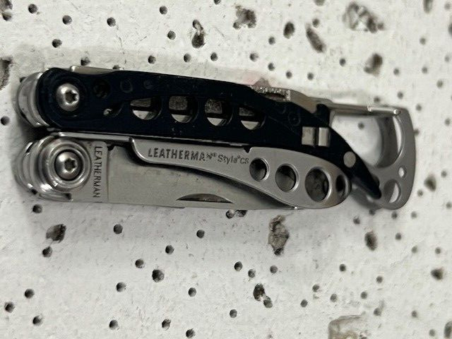 Discontinued Leatherman Style CS Black Stainless Steel Multi-Tool —