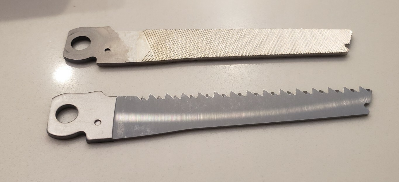 🌟NEW Leatherman Wave Charge Saw, Diamond File Parts Lot of 2 Replacement Mod🌍