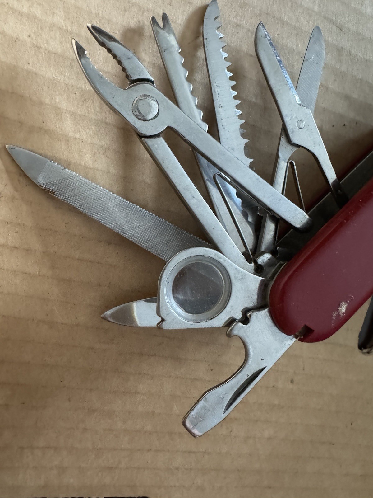 Vintage North Star Rostfrei 16-Function Multi-tool Pocket Knife w/ Case 3.5″L