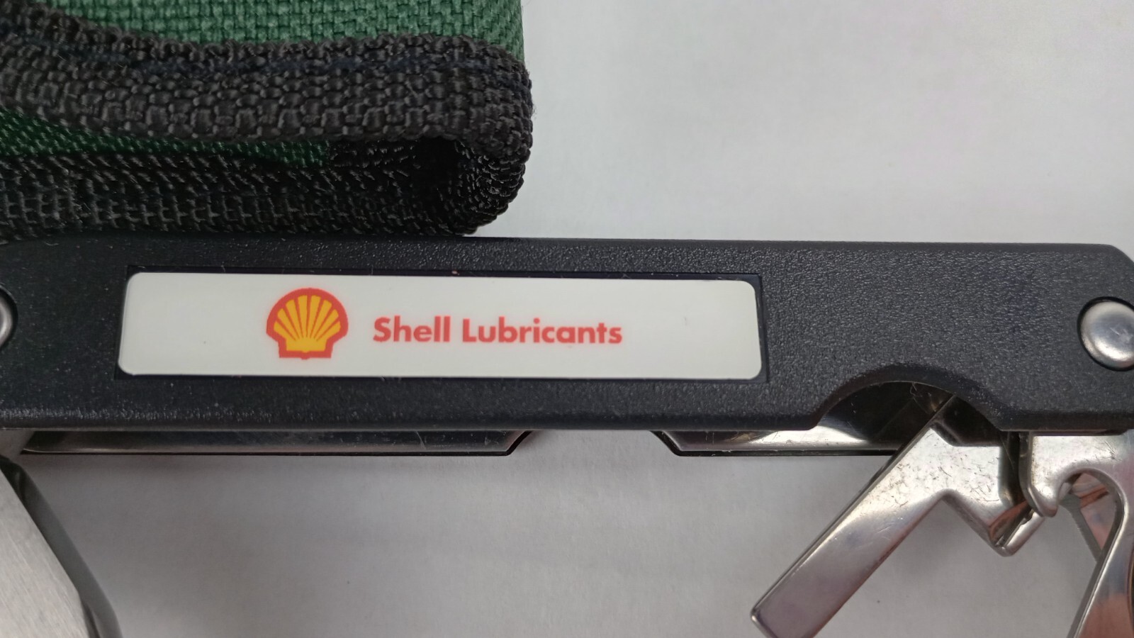 Multi Tool Camping Hunting Green Canvas Case Shell Lubricants Logo