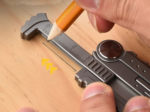 EDC Portable Multi Tool Card Bottle Opener Handy Ruler Outdoor Daily Use Tool