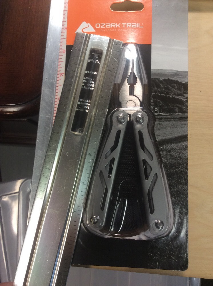 Ozark Trail 12-in-1 Multi Tool Heavy Duty w/Case Pliers Knife Saw Wire Cutter