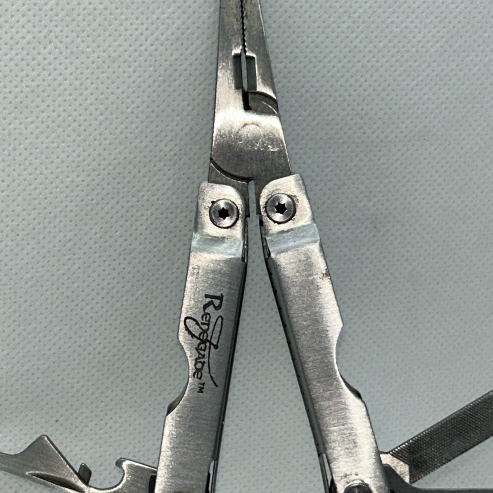 Renegade Multi-Tool Stainless Steel Extra Thin Pliers Ruler Fishing Camping EDC