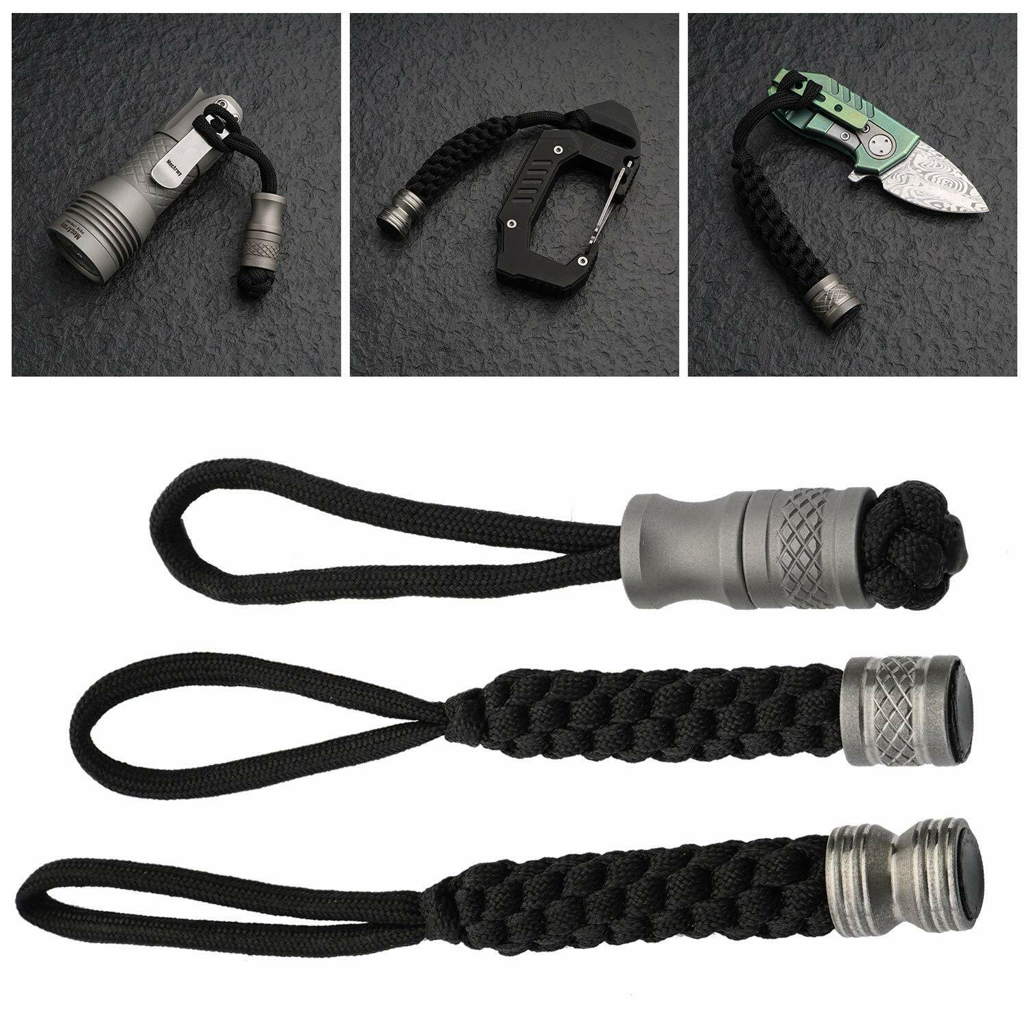 FFT-A Titanium Beads for EDC Gear, Knife, Flashlight, Woven Paracord,Mecarmy