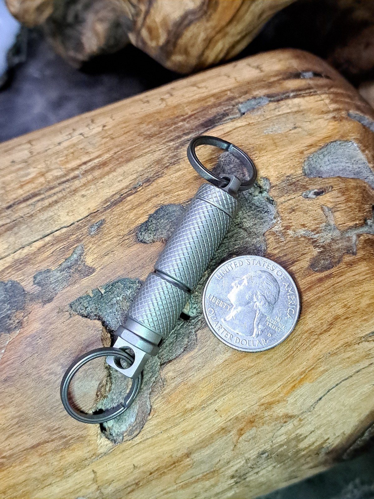 Pro Series Titanium Quick-Release Multi-Tool Swivel Box Opener Pill Fob
