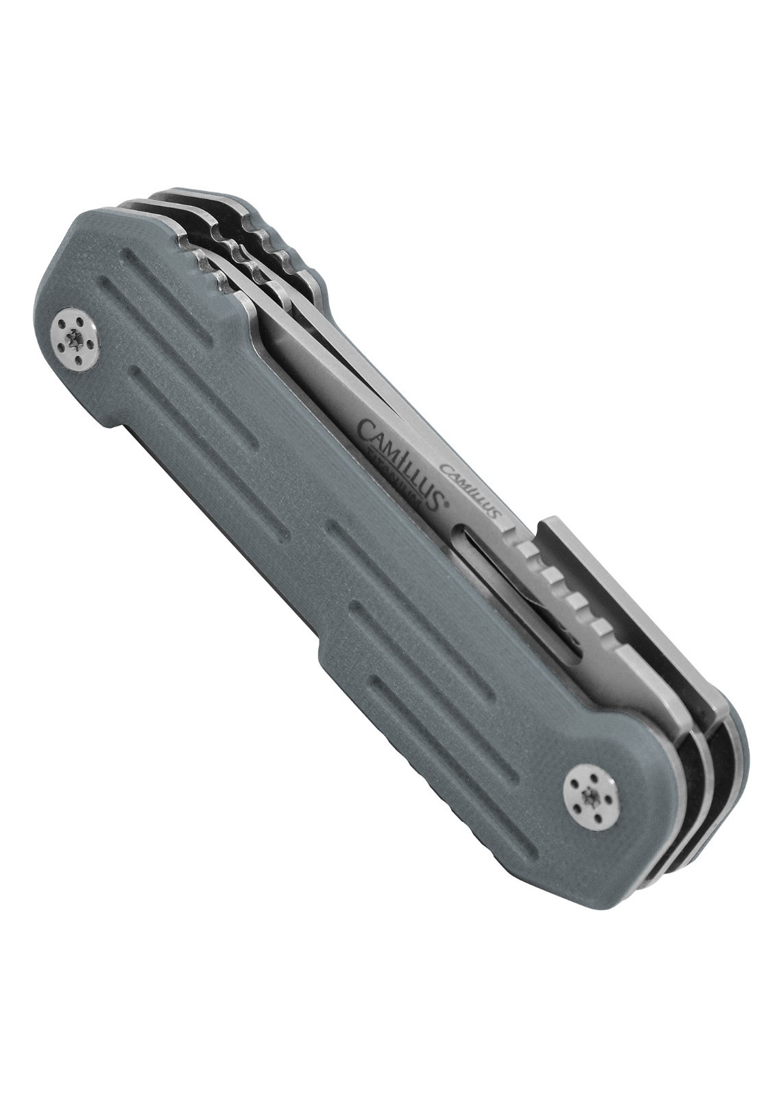 CAMILLUS Pocket Block Multi Tool Titanium Bonded Slate Gray 5 Tools – NEW