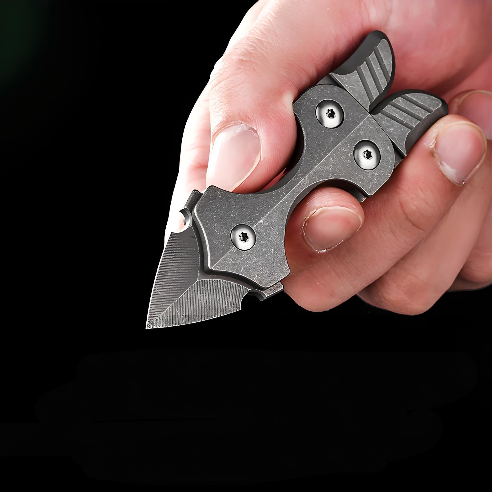 Titanium Alloy EDC Multi-Tool Pry Bar with Sheath Outdoor Camping Gear A++++