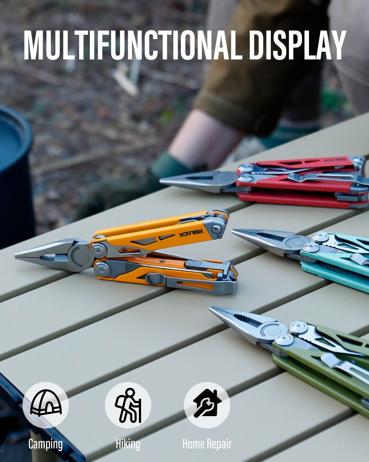 Rblack 21-in-1 Multitool Pliers Multi Tool Pliers with sheath Father’s Day Gift
