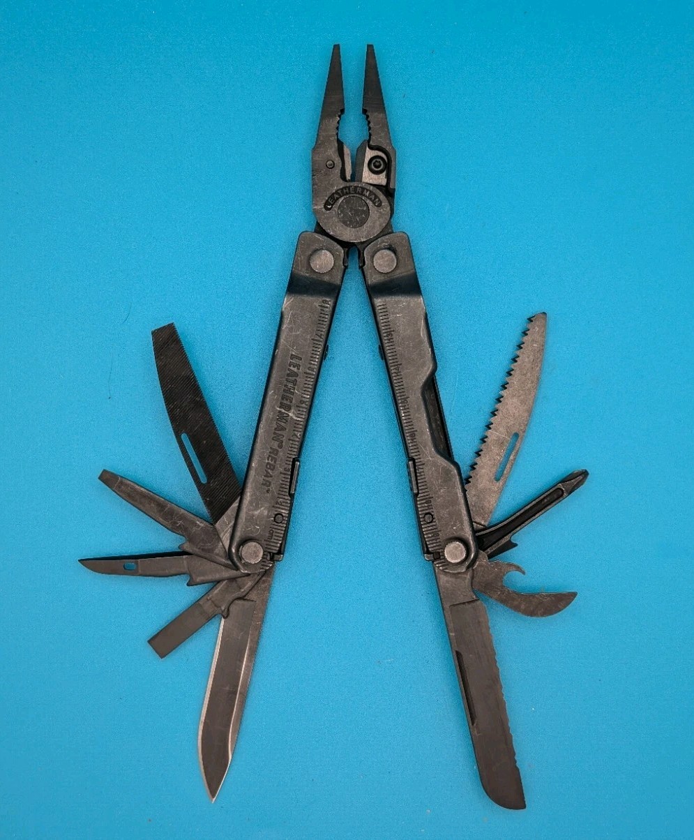 Leatherman Rebar Multi-Tool! BLACK OXIDE! WITH SHEATH!