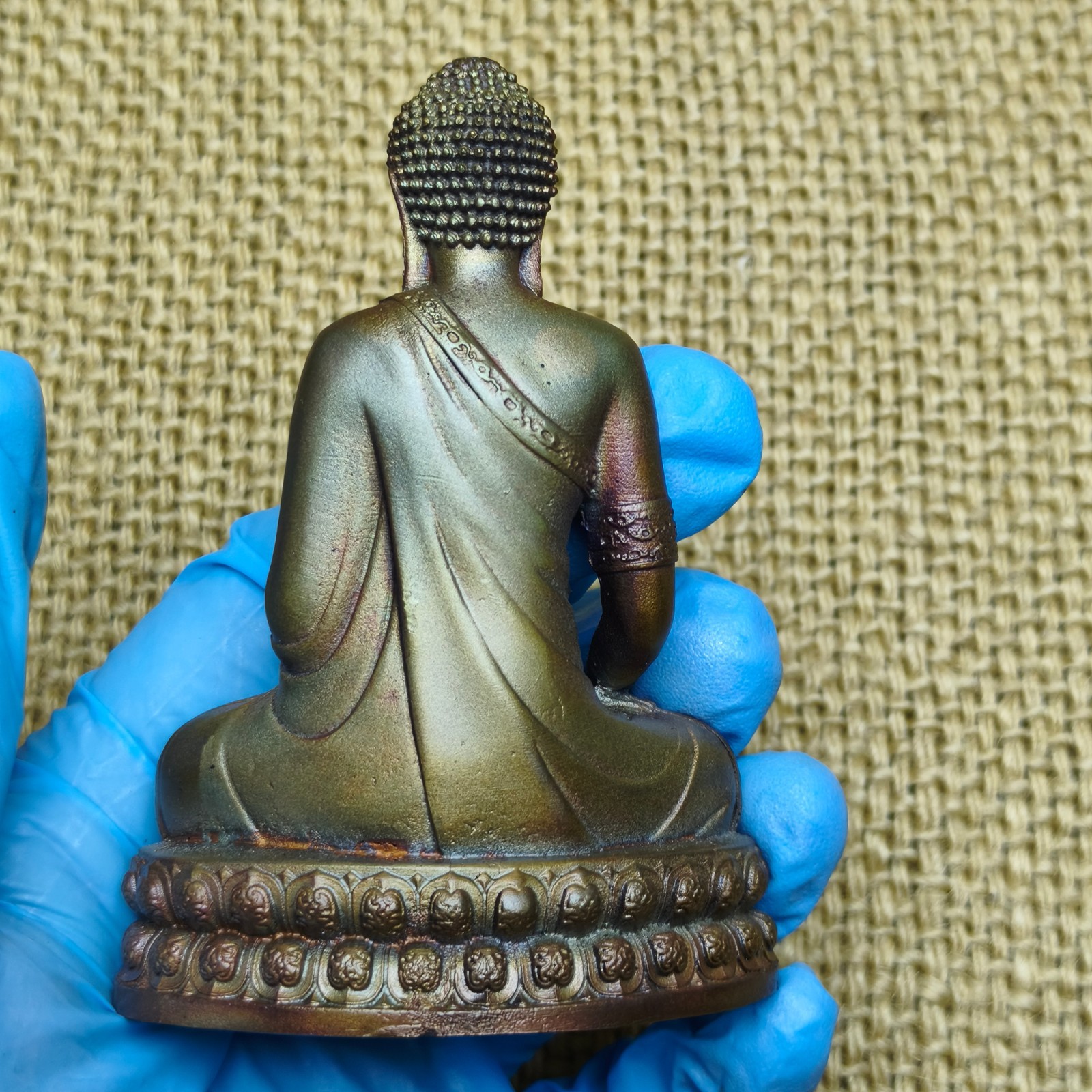 Pure copper Buddha Buddhism ornament Solid Artwork statue sculpture Collection