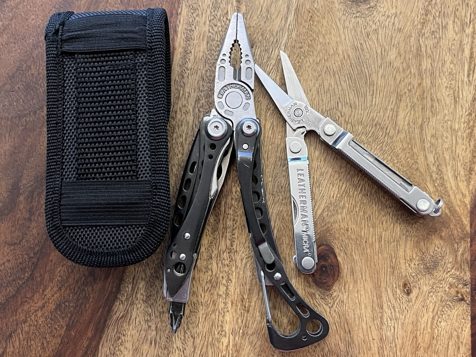 02/2021 Leatherman Skeletool CX MultiTool 154CM Blade w/Sheath & MICRA (Lot Of 2