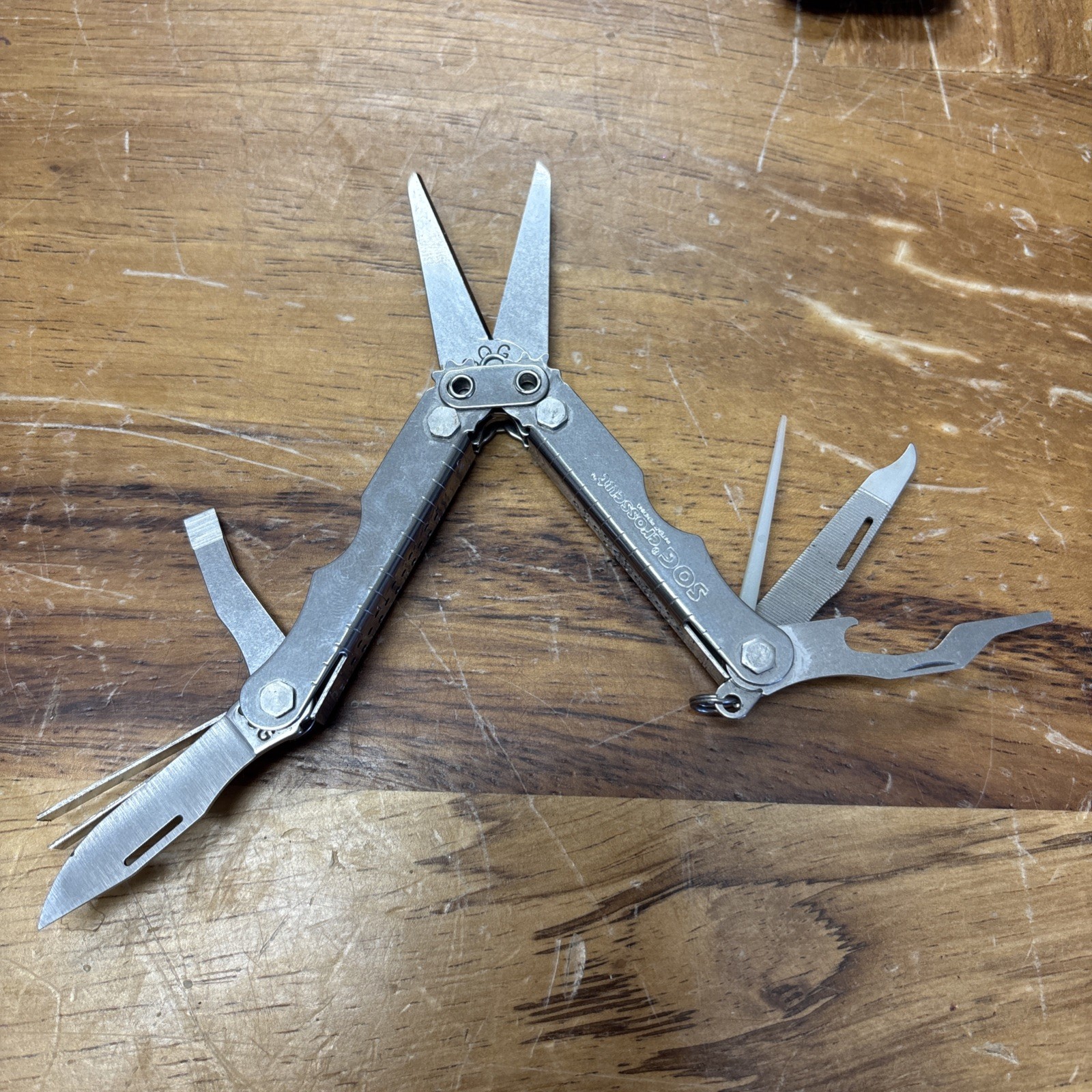 SOG Crosscut Multitool Knife With Slip Sheath