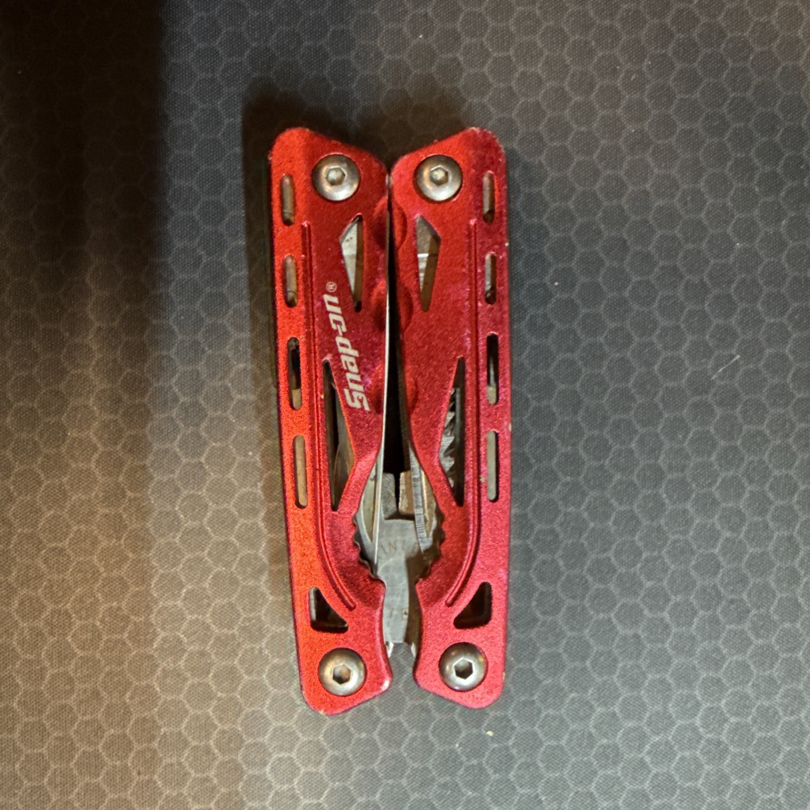 Snap-On Stainless Steel Red Multi-Tool – used