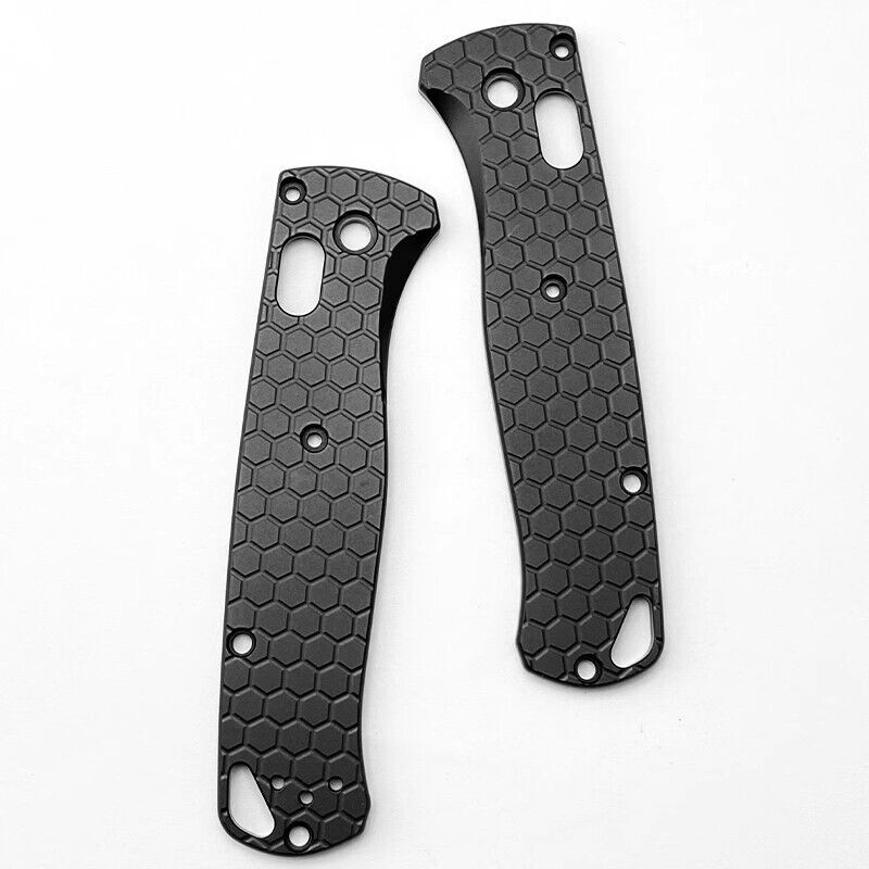 1Pair Aluminum Alloy Handle Scales for Benchmade Bugout 535 Multiple Styles
