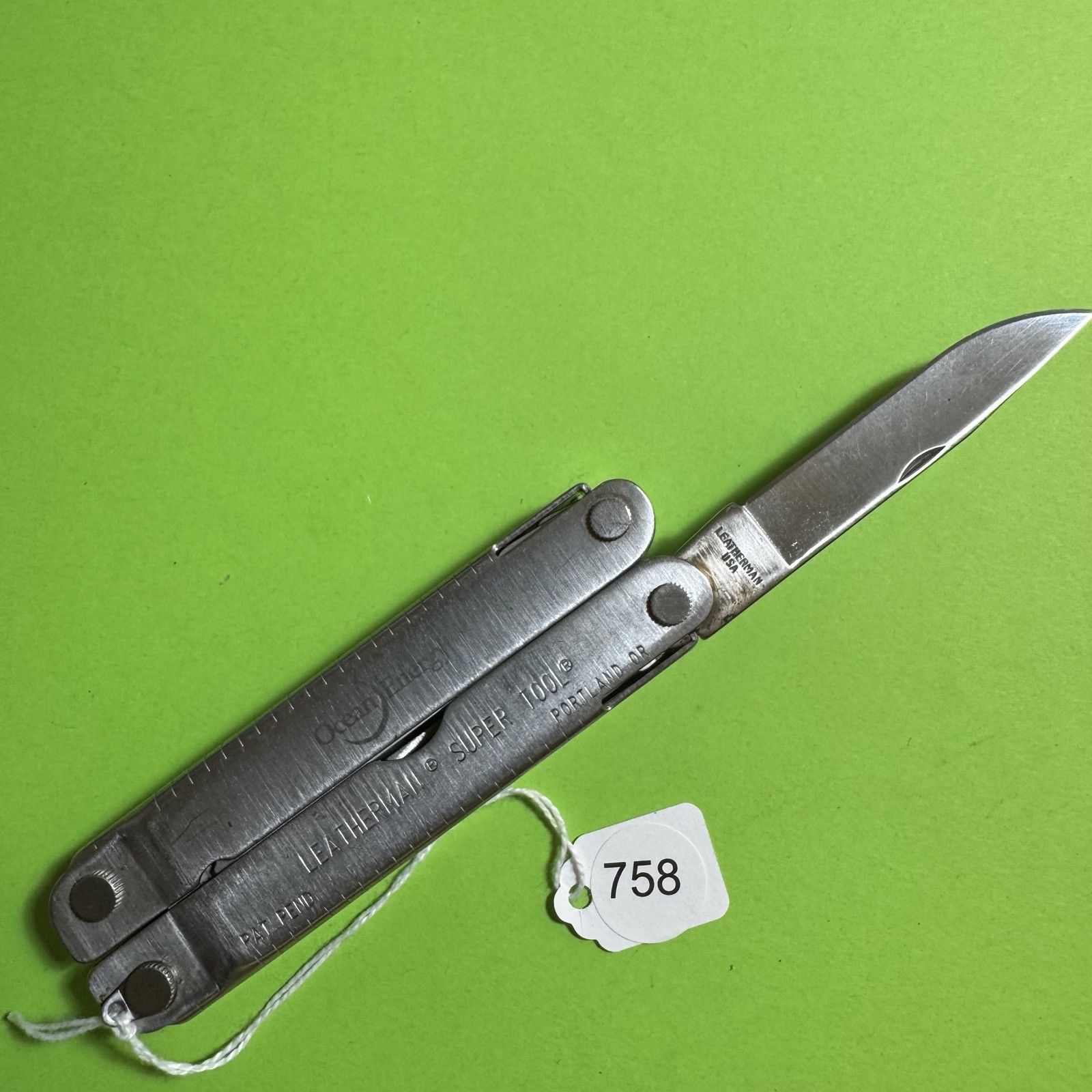Leatherman Super Tool Plier Multi Tool Pocket Knife Stainless EDC #758
