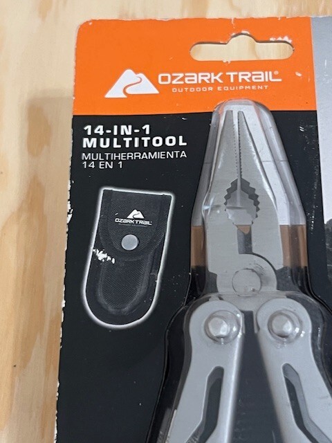 Ozark Trail 14-In-1 Multi-Tool SILVER – NEW