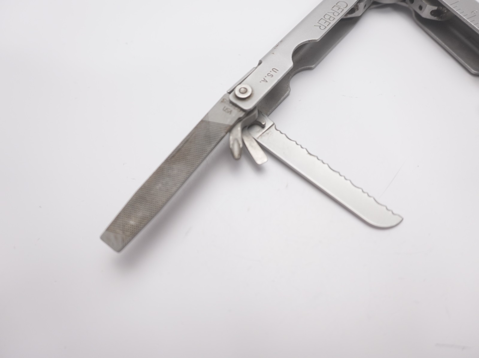 Vintage Gerber Multi Tool USA Blunt Nose Pliers Pat. 5142721 5212844 Stainless