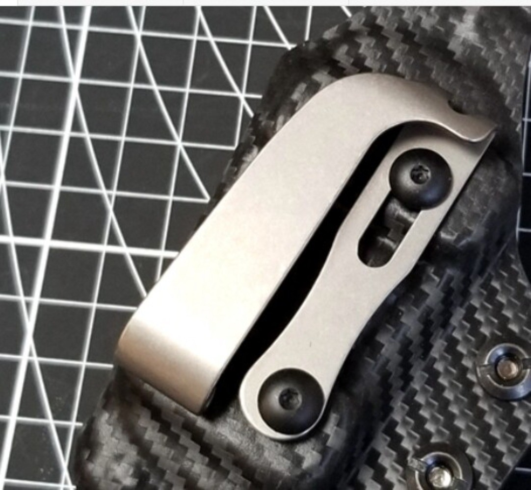 1 PC Titanium Alloy Pocket Clip Tool Back Clip EDC Small Outdoor Pocket Tool