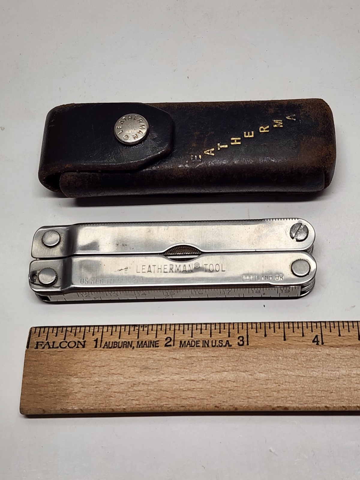 Leatherman USA Multi Tool Portland OR With Leather Sheath