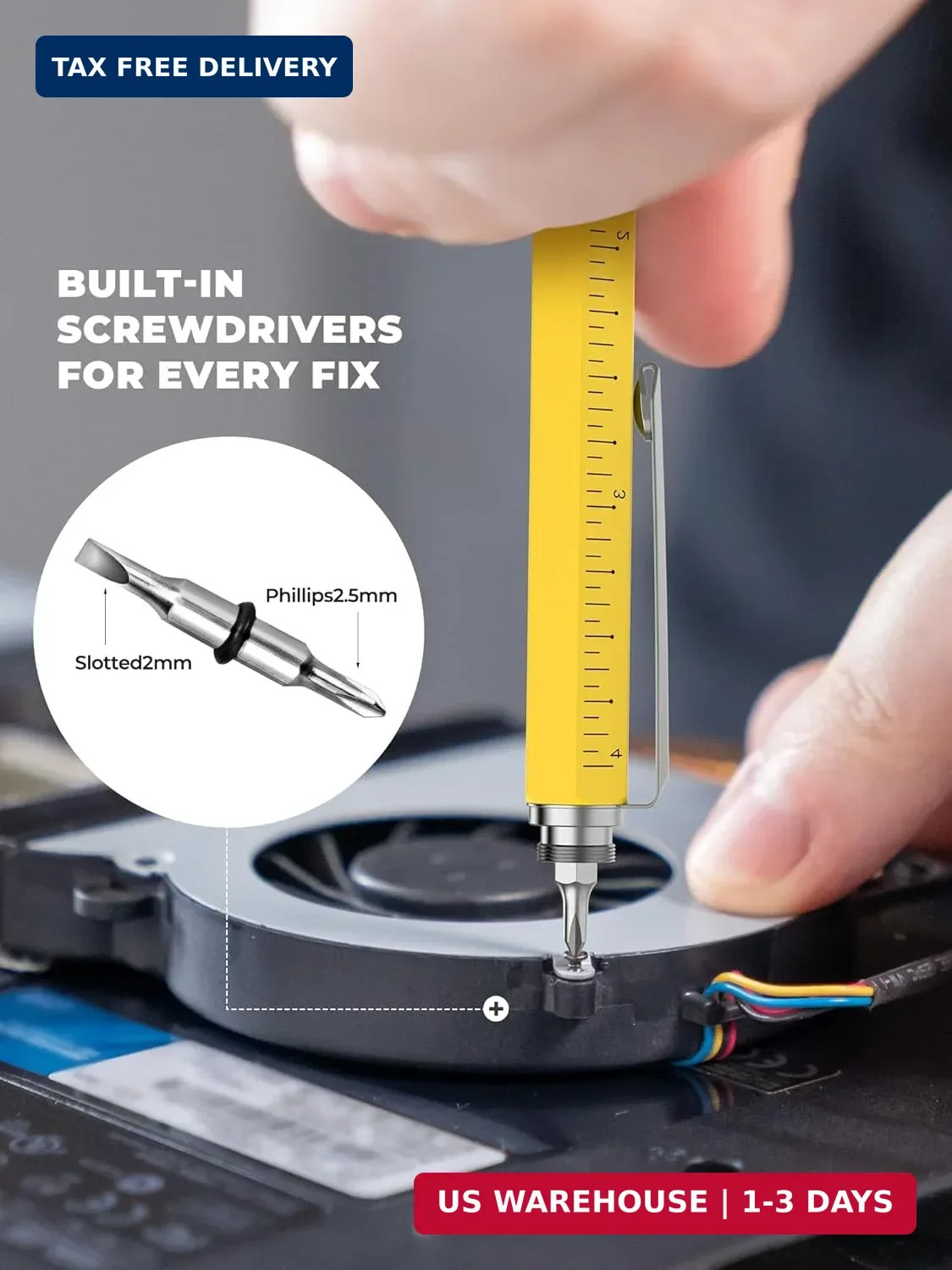 Unique Gifts for Men Multitool Pen – Fathers Day Dad Gifts for Husband Grandpa B