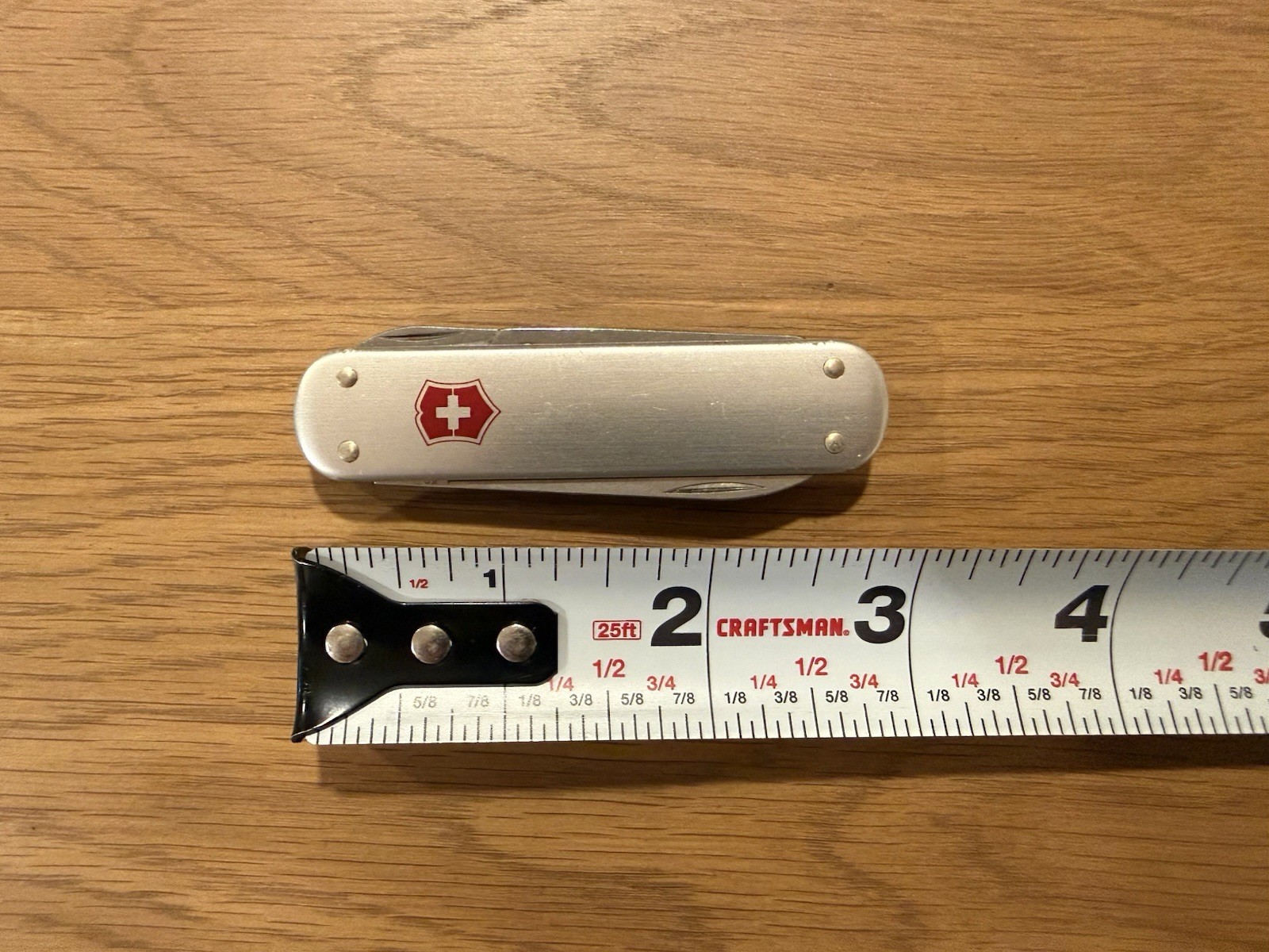 Victorinox Money Clip Silver Alox Swiss Army Knife Multi Tool!