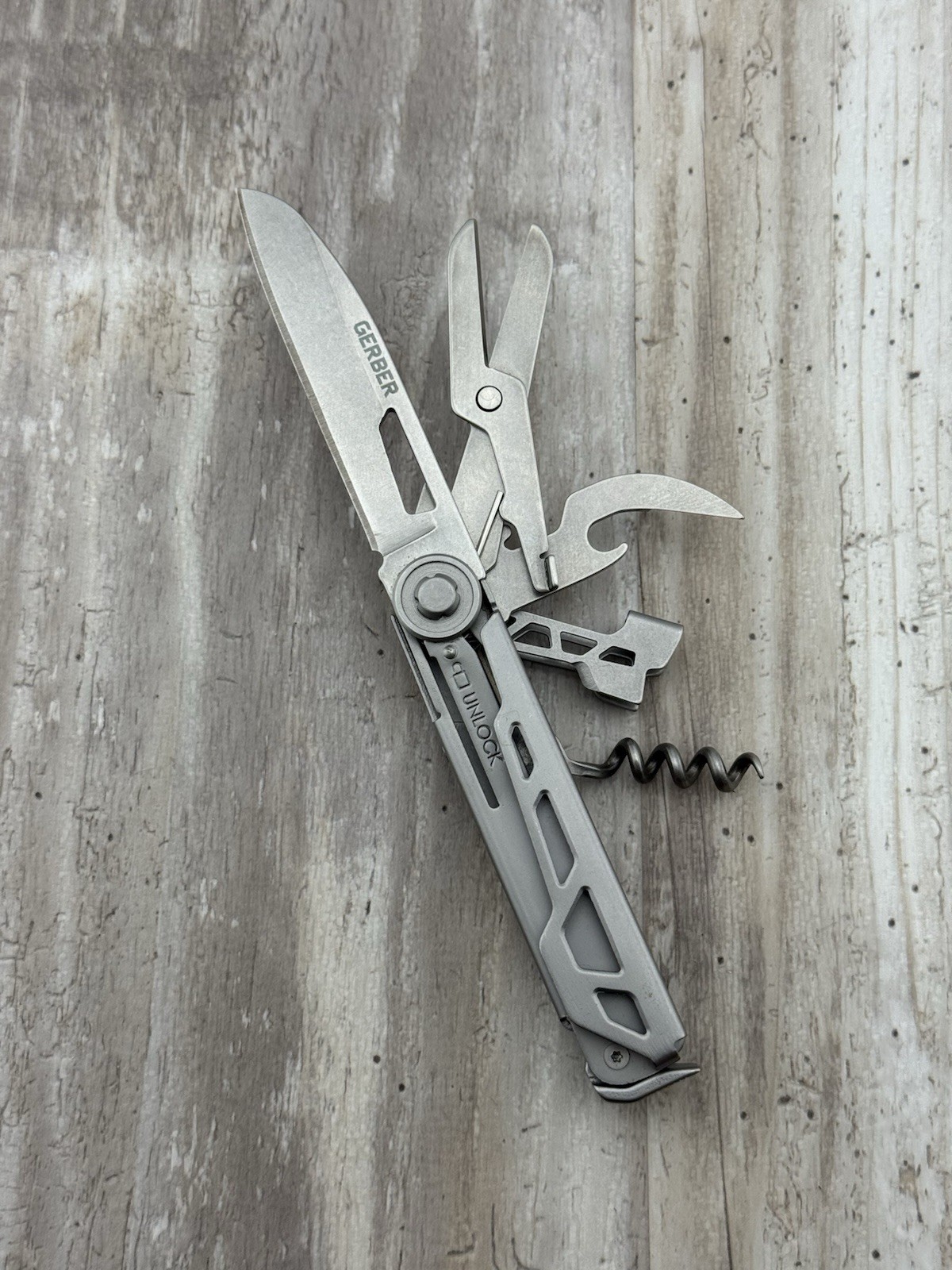 Lot of 2: Gerber Armbar Drive Black & Armbar Cork Gold Multi-Tool Pocket Knife